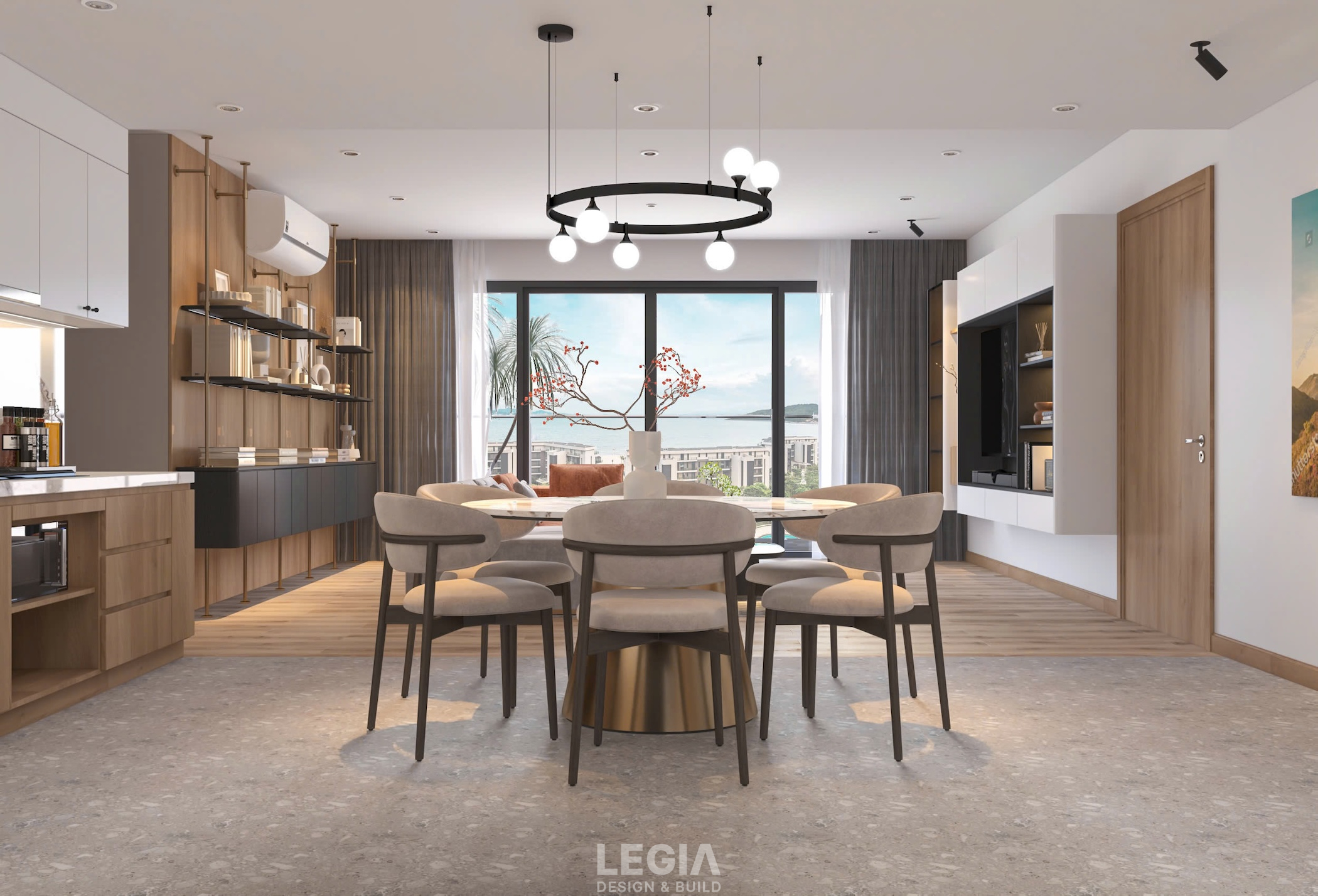 Căn hộ 3 phòng ngủ full nội thất - Lê Gia DB